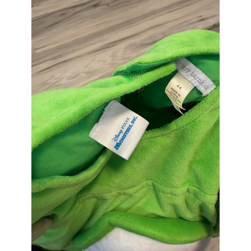 Mike Wazowski Monsters Inc, Pottery Barn kids costume size 4-6 Halloween - Picture 4 of 4